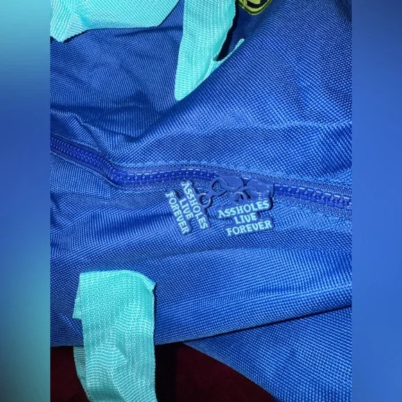 ALF (Assholes Live Forever) Blue “Emotional Baggage” Duffel Bag- New